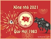 Xem tuổi xông nhà xuân Tân Sửu 2021 cho người tuổi Hợi