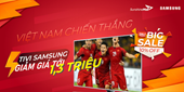 Đồng hành cùng Tuyển Việt Nam tại vòng loại World Cup 2022, Sunshine Mall giảm giá cực sốc Tivi Samsung