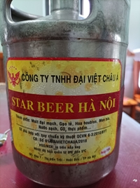 Lại phát hiện sản phẩm bia hơi có dấu hiệu ‘nhái’ Bia Hà Nội