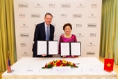 Tập đoàn BRG và Tập đoàn Hilton ký kết đưa thương hiệu khách sạn cao cấp nhất Waldorf Astoria tới Việt Nam