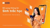 Khách hàng SHB cần bổ sung thông tin sinh trắc học trước ngày 31 12 2024