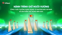 Mastercard vinh danh VPBank với 9 giải thưởng danh giá