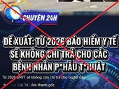 Cảnh giác với các thông tin giả về chính sách bảo hiểm y tế
