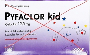 Thanh Hóa Thu hồi toàn tỉnh lô thuốc Pyfaclor Kid vi phạm chất lượng